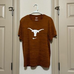 Nike Brown Short Sleeve Tee with White Logo